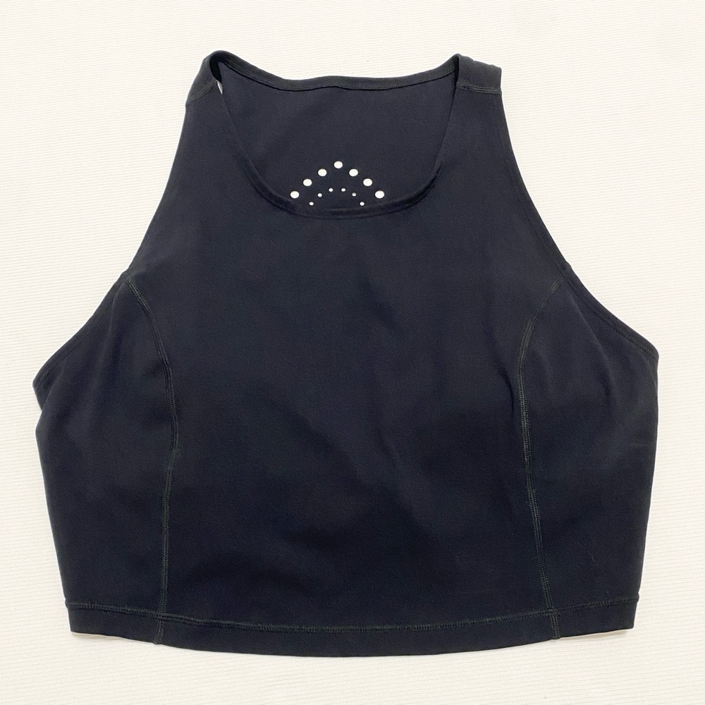Sweaty Betty Power Lasercut Cropped Tank Black